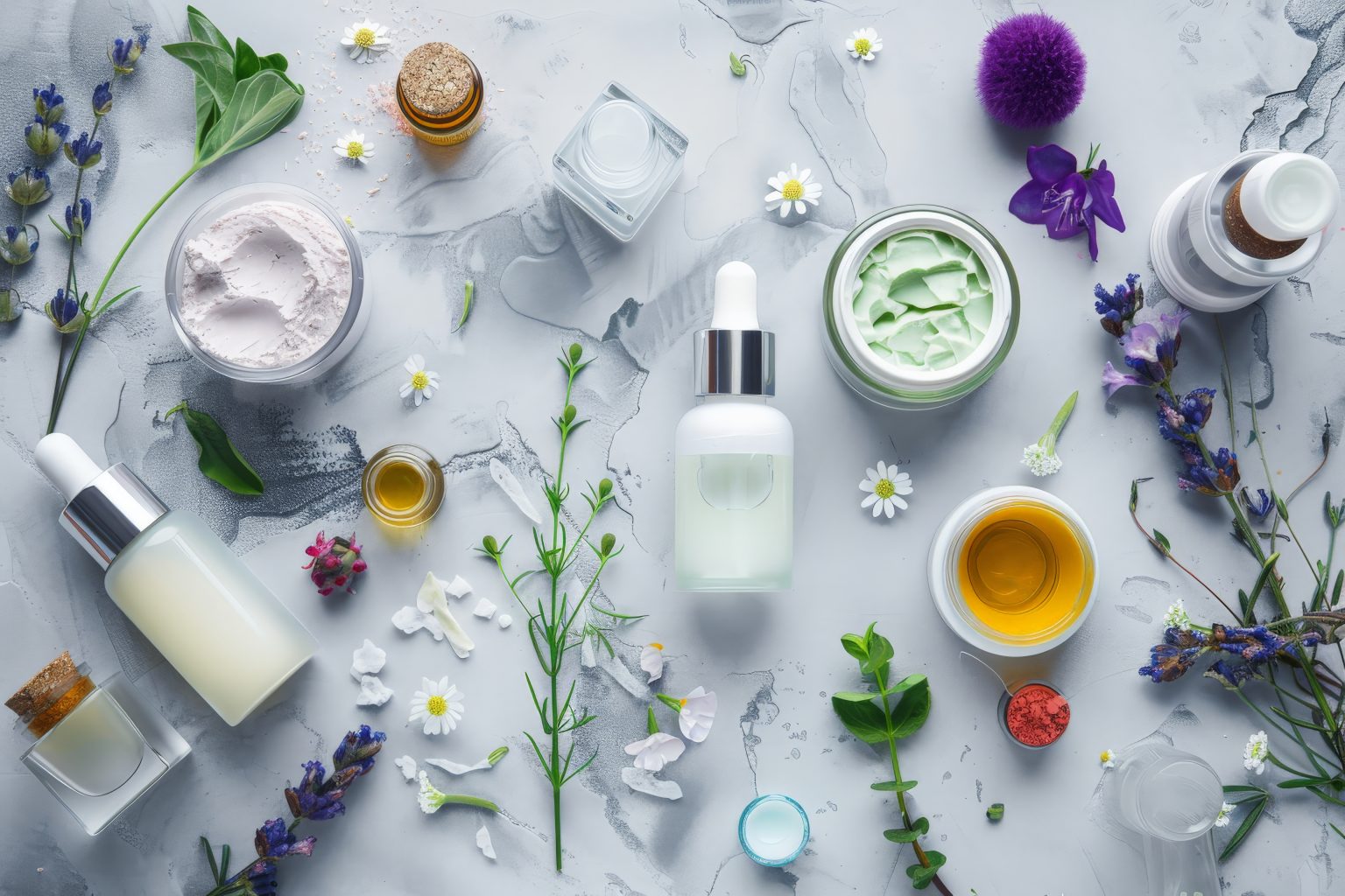 Handcrafted natural soaps and skincare in production